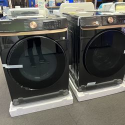 Samsung Black Washer And Dryer 