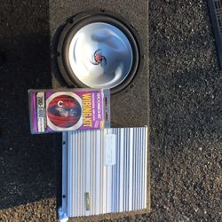 Subwoofer package (2-12" subs)