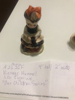 4” tall, 2” wide vintage Hummel like figurine from “Our Children Series” Napco
