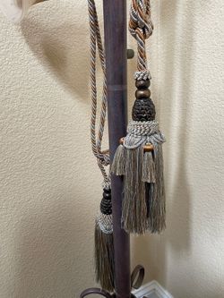 Cord curtains-2pc-$10 for pair