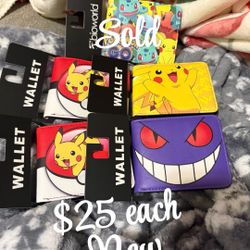 Pokémon Wallets/videogames For Sale