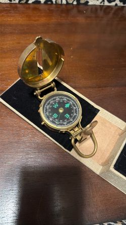 Vintage Brass Compass