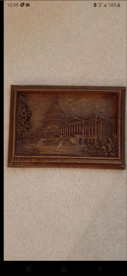 Vintage Washington DC plastic mold form