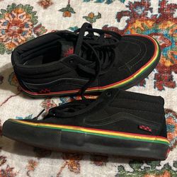 High Top Rasta Vans 