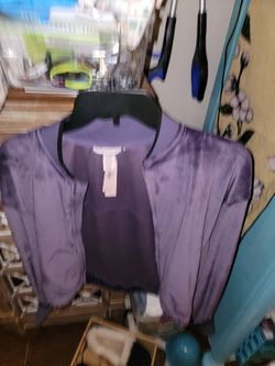 Brand New Purple 💜 Victoria Secret Jacket Zip Up Size Small 