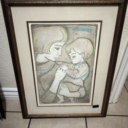 Tenderness" by the American artist Irving Amen (1918–2011). [1] (https://offerup.com/redirect/?o=aHR0cHM6Ly93d3cuZWJheS5jb20vaXRtLzE5NTIzOTg3NDE3NQ==)