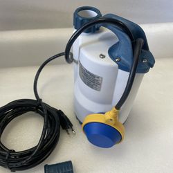 SONGJOY 1/2 HP Submersible Sump Pump 2250GPH Utility Water Pump with Float Switch For Swimming Pool Pond Basement Drainage Garden Irrigation Water