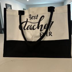  Tote Bag Best Teacher Ever!
