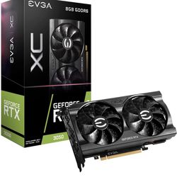 EVGA GeForce RTX 3050 XC Gaming, 08G-P5-3553-KR, 8GB GDDR6, Dual-Fan, Metal Backplate