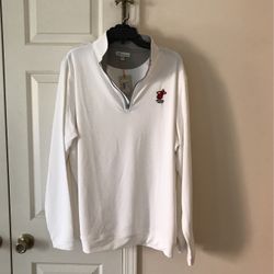 NWT  2  Peter Millar 3/4 Zip  Crown Sport  Miami Heat  Pullover Jerseys  In A Size XL