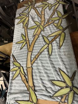 Huge Stained Glass Bamboo