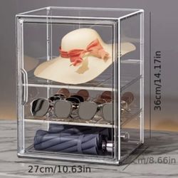 Clear Display Stand With Shelves (Display stand ONLY)