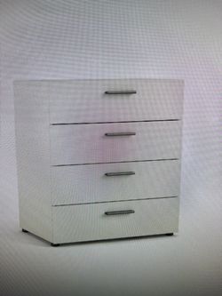 Brand new white 4 drawer dresser set of 2