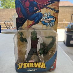 SpiderMan Lizard Poseable Tail Figure
