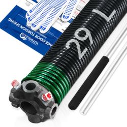 Left Hand Wind（Black Cone）2" Garage Door Torsion Spring  - New (1206)