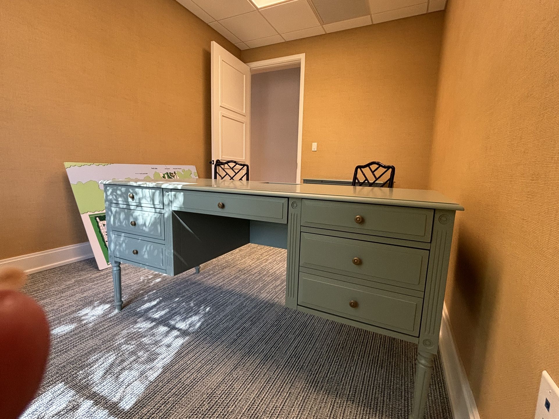 Sage Green Desk