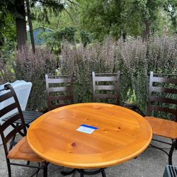 Kitchen Dining Table And 4 Chairs