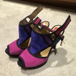 3” Lavender And Hot Pink Heels