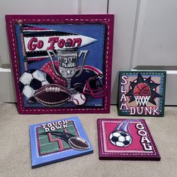Sports Decor: Canvas Prints Purchased At Target