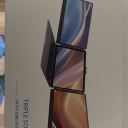 Triple screen laptop