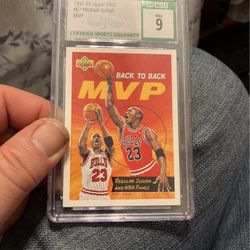 Michael Jordan Upper Deck MVP Card
