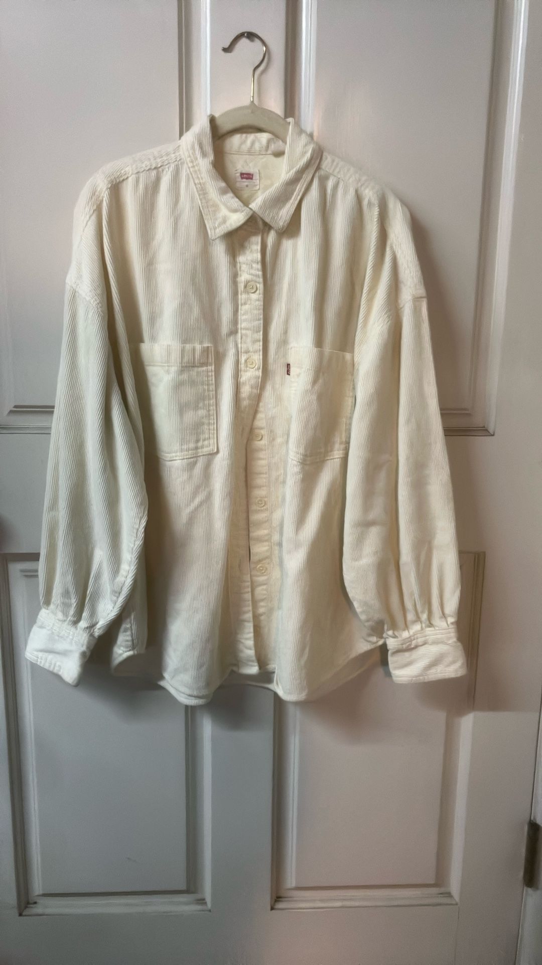 Levi's Off White Long Sleeve Button Up