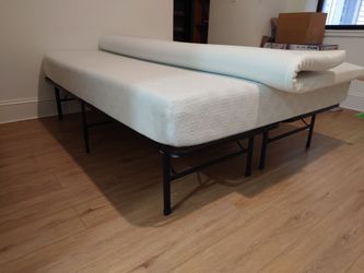 Used full size mattress and bed frame