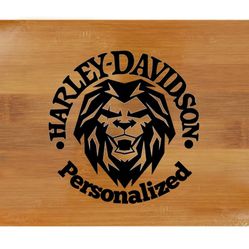 Harley Davidson Lion King Cutting Board 