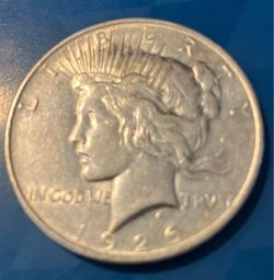 1926-D Peace D. AU grade