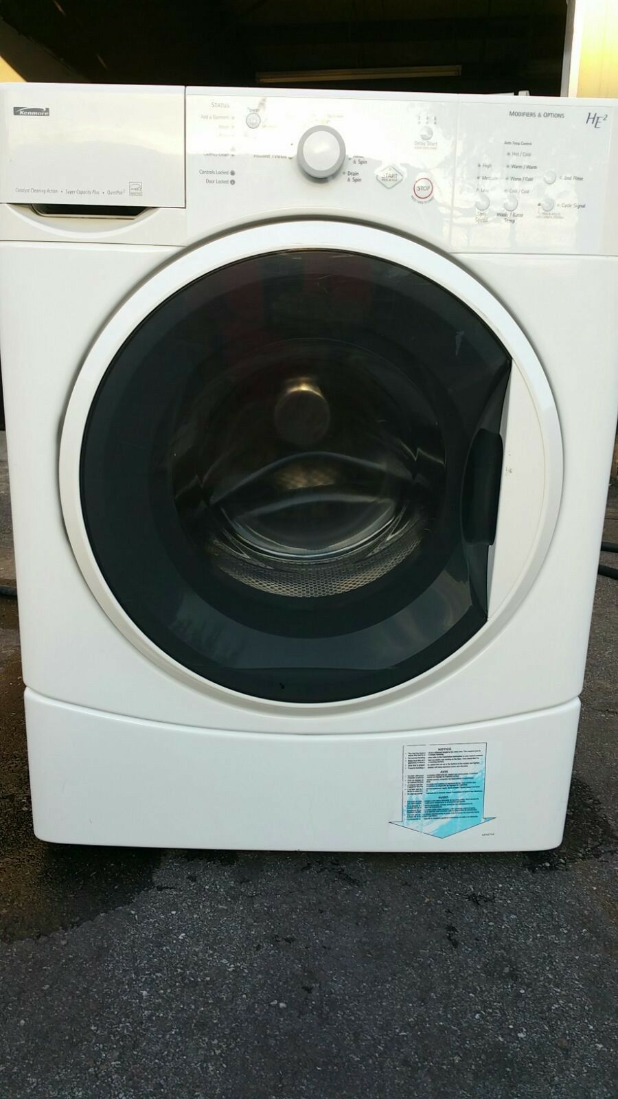 Kenmore washer