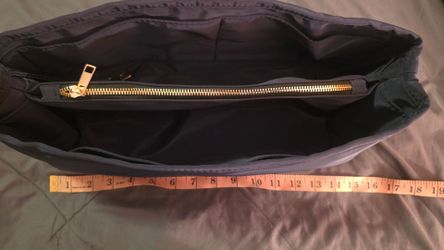 Custom Satin Purse Organizer for Tote – Brand New – Navy/indigo