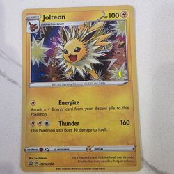 2021 Jolteon SWSH094 Black Star Promo Holo Rare Pokémon Card NM!