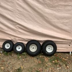 New Never Used Ride On Mower Tires 