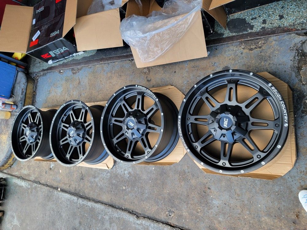 4 New Rough Country RcS94 Fits 20x9 Toyota
