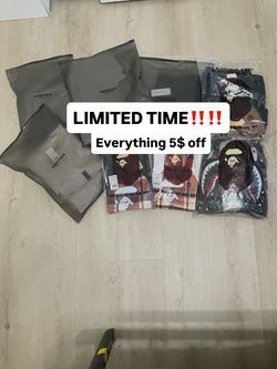 Limited time deal everything’s 5$ off come tapin