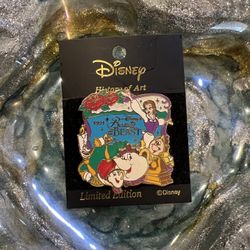 LE Japan History Of Art Beauty And The Beast Belle Lumiere Chip Potts Pin 2003