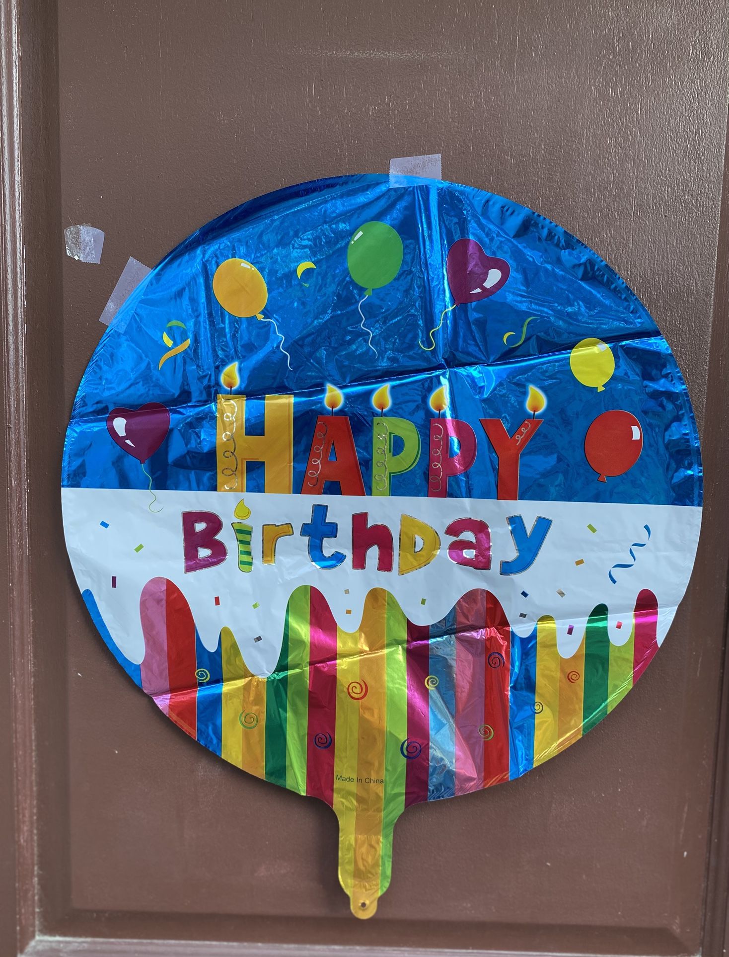 Happy Birthday Foil Balloon 18”
