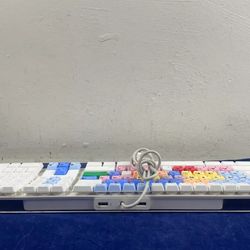 Apple A1048 Digidesign USB Wired Avid Logic Keyboard Final Cut Pro Colored Keys