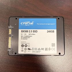 Crucial BX500 CT240BX500SSD1 240GB 2.5" SATA 6Gb/s SSD Solid State Drive