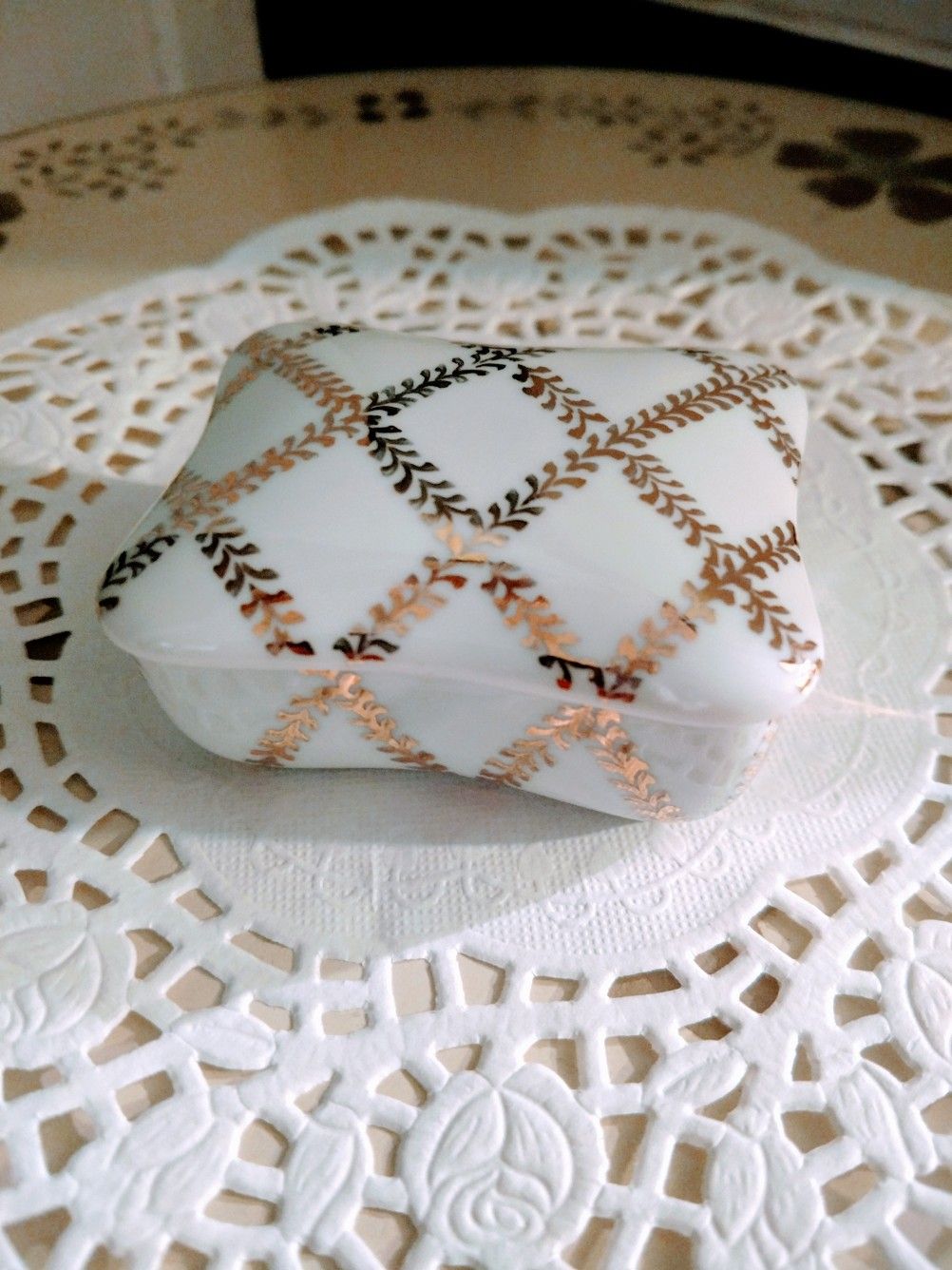 Vintage Porcelain Trinket Box