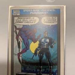 Spider-Man Presents Punisher Trading Card 1991