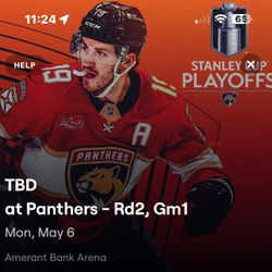 Florida Panthers Round 2 Stanley Cup Playoffs Game 1 Tickets