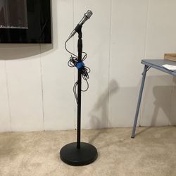 Microphone With Stand