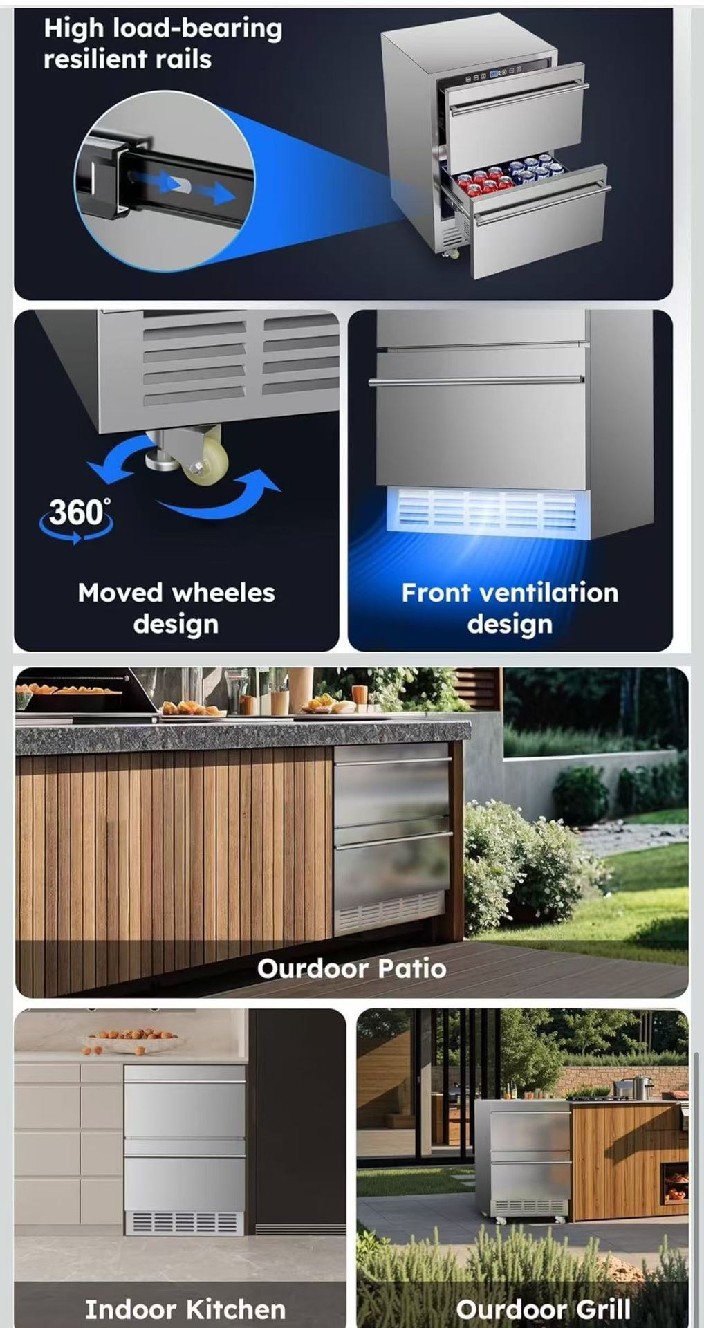 ❤️Outdoor Refrigerator for Patio