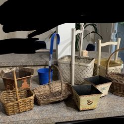 Decorative Planters & Containers – Mixed Set