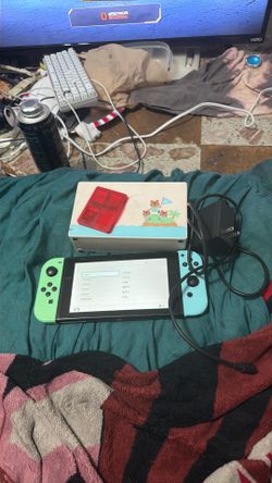 Nintendo switch with 3 games