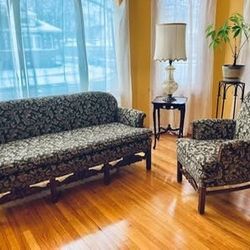 Chippendale Sofa And Chair