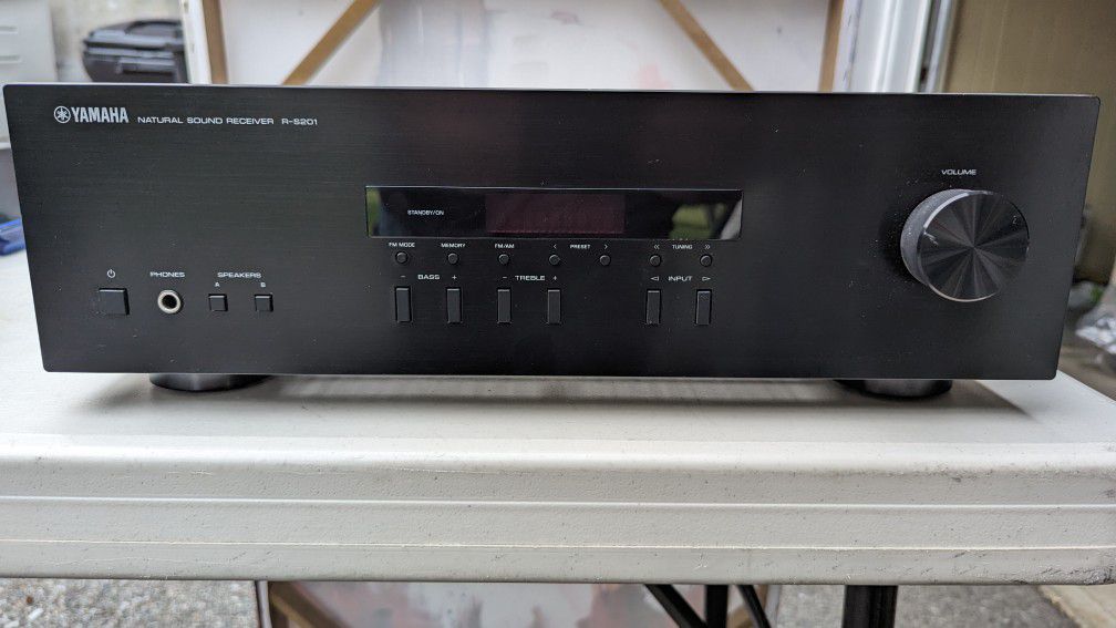 Yamaha R-S201 Receiver HiFi Stereo  Home Audio 2 Channel Radio AM/FM (TESTED)