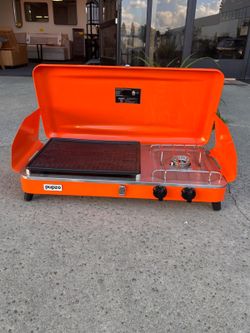 New 20000 btu Propane Portable 2 Burners BBQ Grill Outdoor Camping Stove