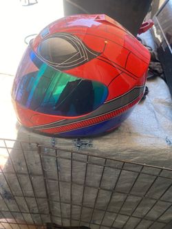 Spider-Man Full Face Motorcycle Helmet for kids